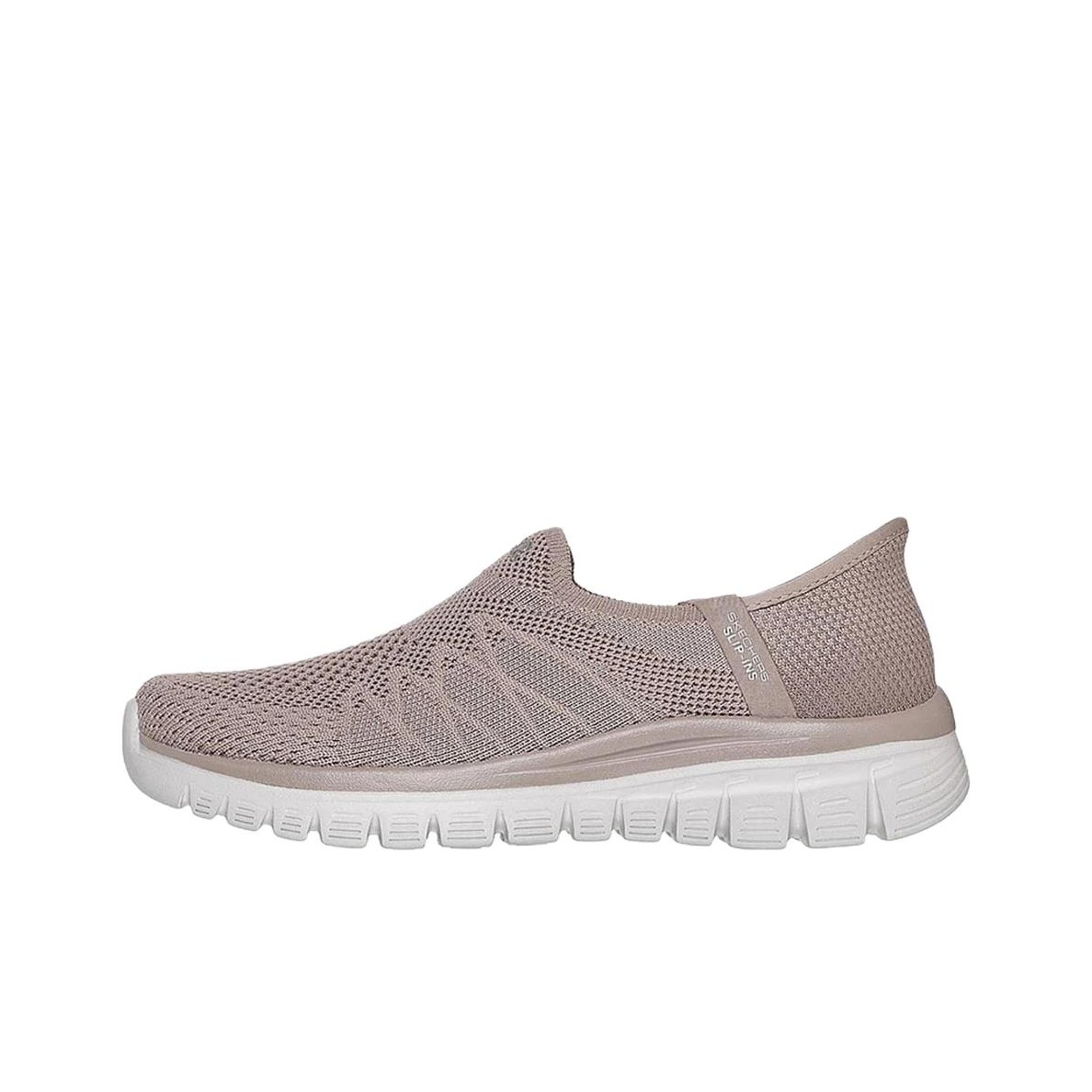 Men'S Shoes - รองเท้าเดินสำหรับผู้หญิง Skechers Graceful ป้องกันการลื่นและระบายอากาศได้ดี สีเทาอมน้ำตาล 100737TPE