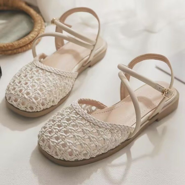 รองเท้าแตะแบบปิดสไตล์ฝรั่งเศสส - Sandals บทวิจารณ์และราคา