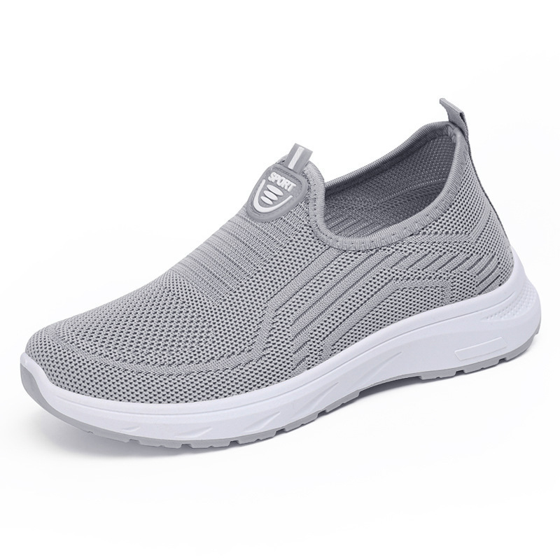 รองเท้าผ้าใบลำลองแบบสวมสำหรับผ - Breathable Mesh Athletic Shoes บทวิจารณ์และราคา