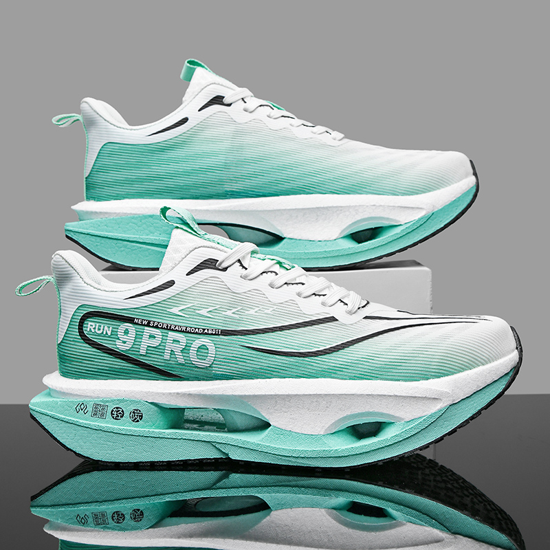 รองเท้าวิ่งผู้ชาย พื้นคาร์บอน  - Breathable Mesh Athletic Shoes บทวิจารณ์และราคา