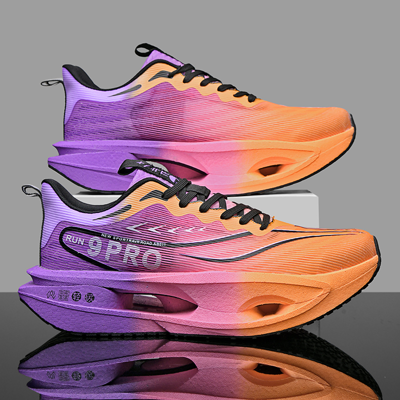 รองเท้าวิ่งผู้ชาย พื้นคาร์บอน  - Breathable Mesh Athletic Shoes บทวิจารณ์และราคา