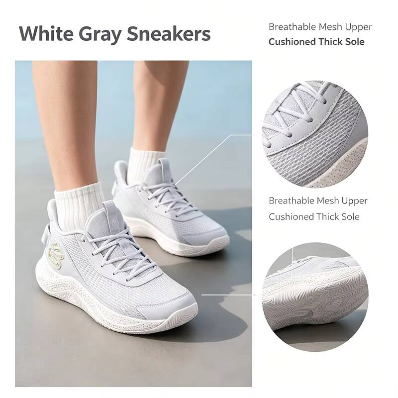 รองเท้าวิ่งแบบ Low-Top รุ่นใหม - Air Cushion Jogger Shoes Men บทวิจารณ์และราคา