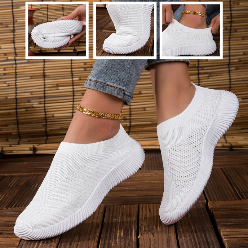 รองเท้าผ้าใบผู้หญิง ระบายอากาศ - Breathable Mesh Athletic Shoes บทวิจารณ์และราคา