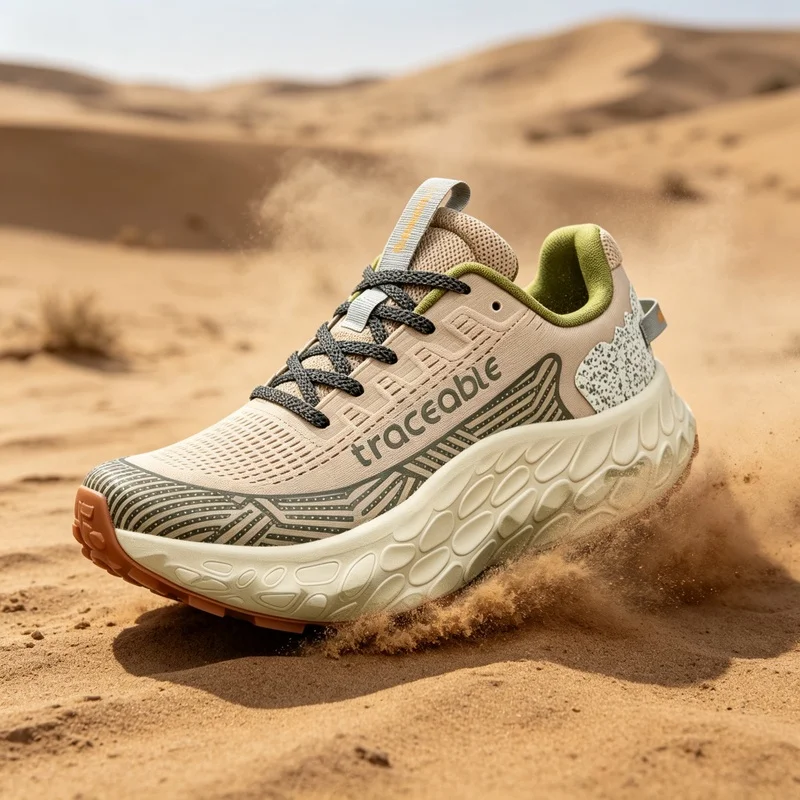 รองเท้าวิ่งกีฬาแบบระบายอากาศ ก - Anti Slip Trail Running Sneakers บทวิจารณ์และราคา