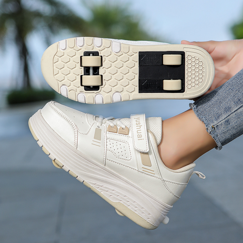 รองเท้าสเก็ตสี่ล้อสำหรับเด็กผู - Running Shoes บทวิจารณ์และราคา